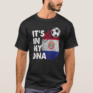 Camiseta Paraguay En Mi Dna El Equipo De Bandera Paraguayo