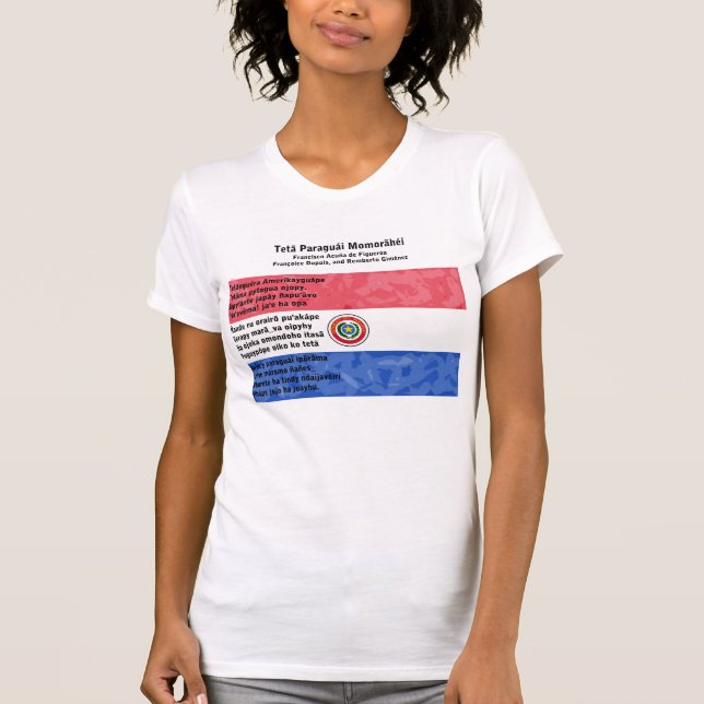 Camiseta Paraguay: Tetã Paraguái Momorãhéi (Anverso)
