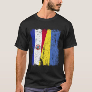 Camiseta Paraguay Ucrania Media Bandera Paraguaya Herencia 