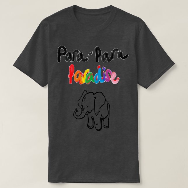 Camiseta Paraíso (Diseño del anverso)