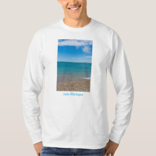 Camiseta Paraíso Azul En El Lago Michigan