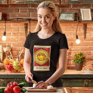 Camiseta Paraíso Besado por el Sol Dorado Italia