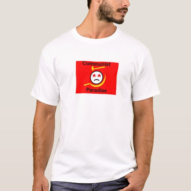 Camiseta Paraíso comunista (Anverso)