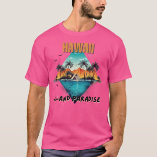 Camiseta Paraíso de la Isla de Hawái 1