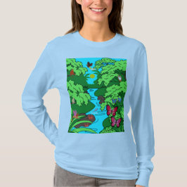 Camiseta Paraíso de la Jungla con Vida Silvestre