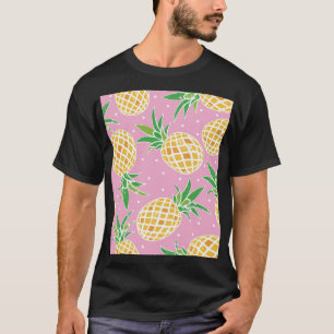 Camiseta Paraíso de la piña: patrón tropical