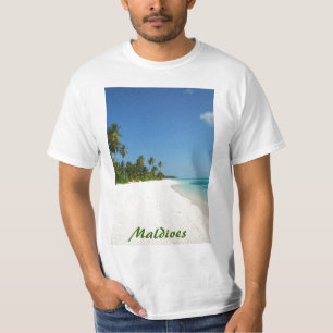 Camiseta Paraíso de la playa con las palmeras