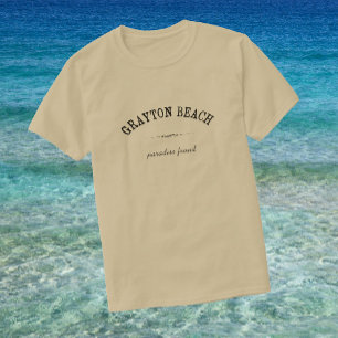 Camiseta Paraíso de la playa de Grayton encontrado