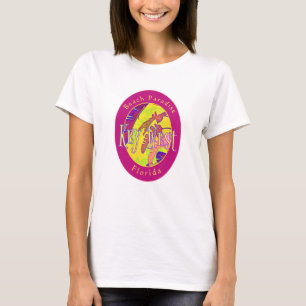 Camiseta Paraíso de la Playa del Oeste de Florida Tropical