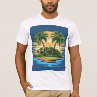 Camiseta "Paraíso de las islas tropicales | Escape a la tra