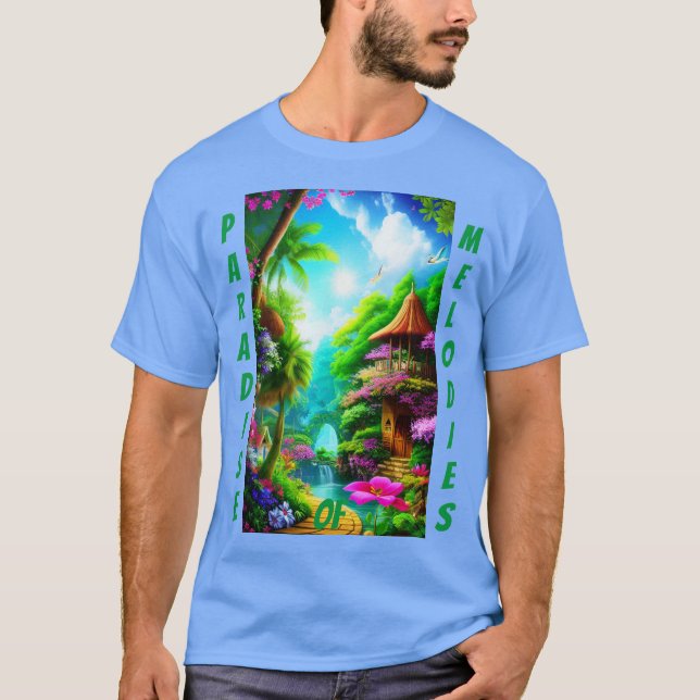 Camiseta Paraíso de las melodías: Inspiración natural (Anverso)