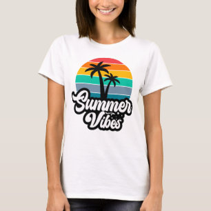 Camiseta Paraíso de las vibraciones de verano-32922
