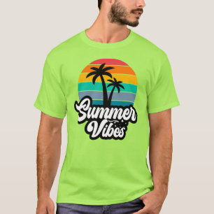 Camiseta Paraíso de las vibraciones de verano-32922