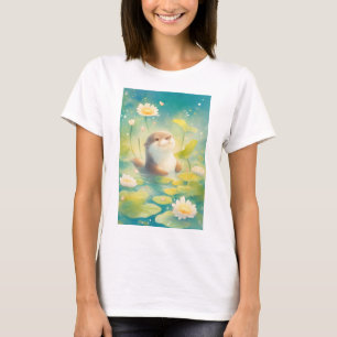Camiseta Paraíso de nenúfares de nutria