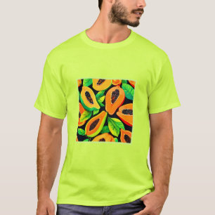Camiseta Paraíso de Papaya Tropical