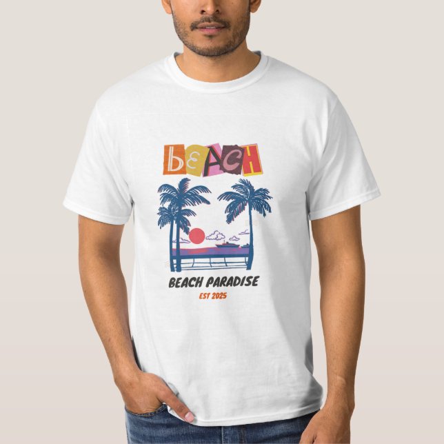 Camiseta Paraíso de Playa (Anverso)