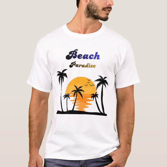 Camiseta Paraíso de Playa (Anverso)