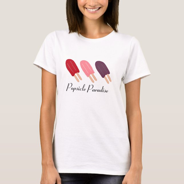 Camiseta Paraíso de Popsicle (Anverso)