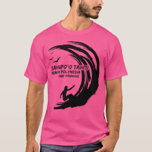 Camiseta Paraíso de surf de la Polinesia Francesa Teahupo'O