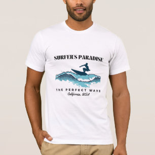 camiseta paraíso de surfistas de California