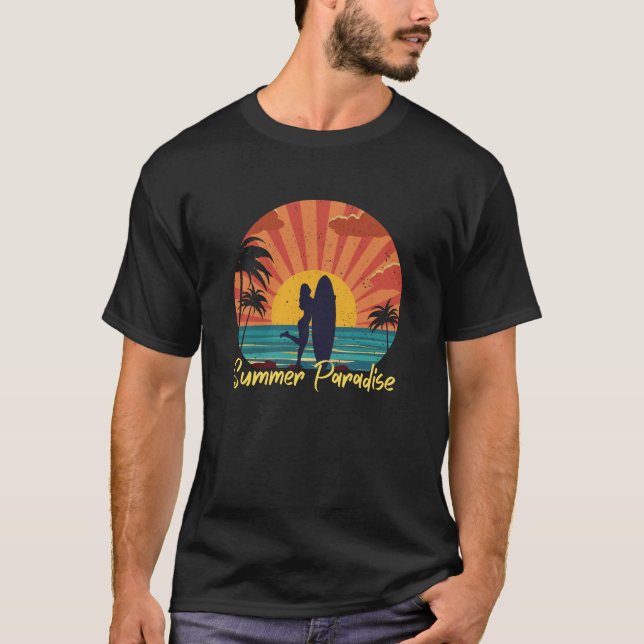Camiseta Paraíso de verano (Anverso)