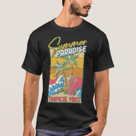 Camiseta Paraíso de verano: vibraciones tropicales