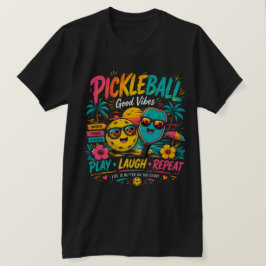 Camiseta Paraíso del Pickleball Atardecer – Vibraciones Ver