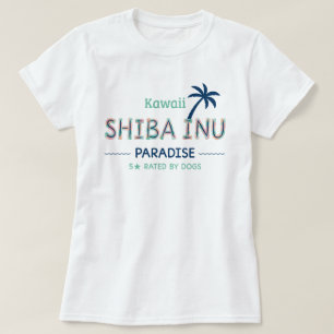 Camiseta Paraiso Divertido de Shiba Inu Kawaii para Mamá de