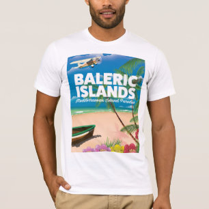 Camiseta paraíso mediterráneo de las islas baleicas