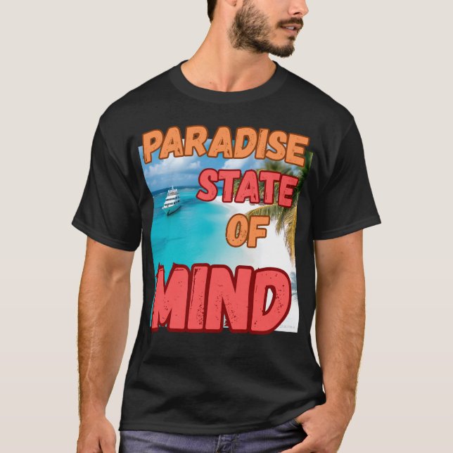 Camiseta "Paraíso mental''. (Anverso)
