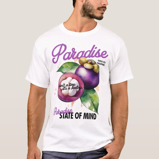 Camiseta Paraíso mental - MAngosteen (Anverso)