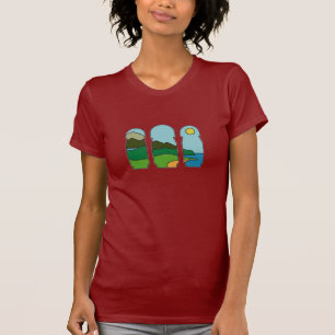 Camiseta paraiso natural