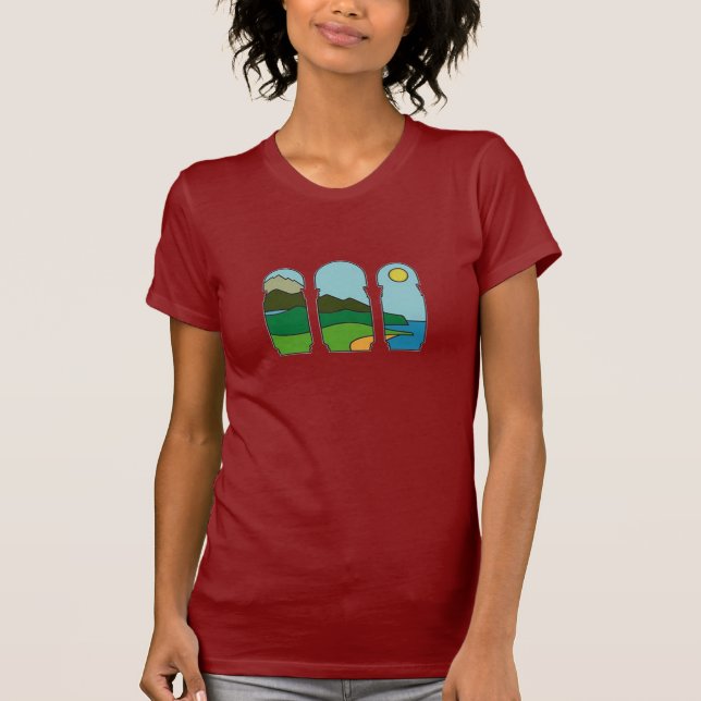 Camiseta paraiso natural (Anverso)