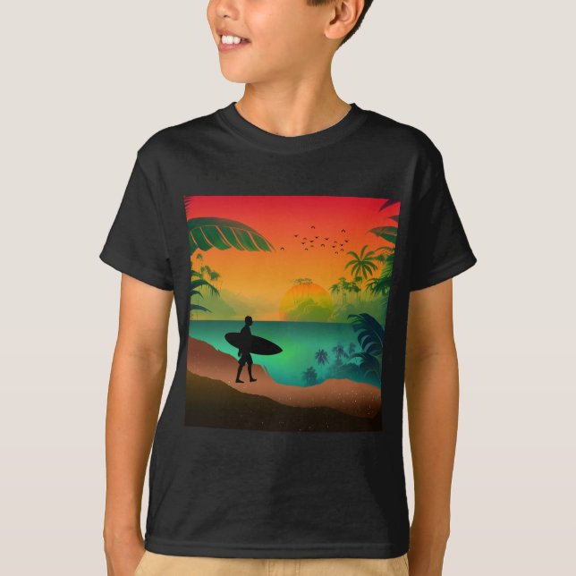 Camiseta Paraíso oceánico de verano (Anverso)