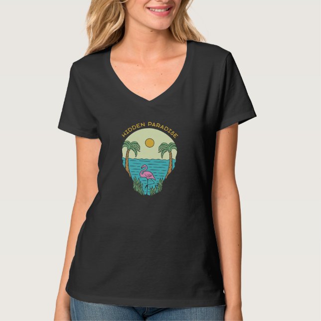Camiseta Paraíso oculto (Anverso)