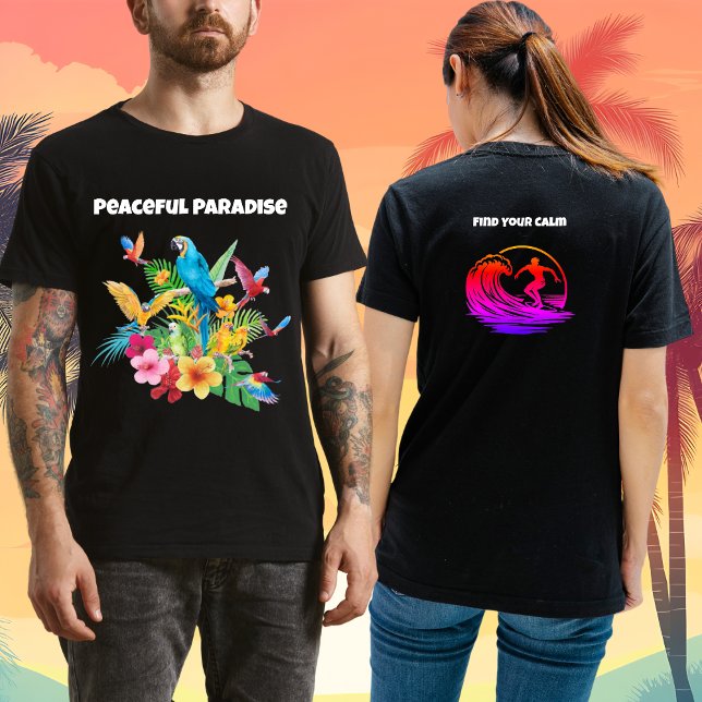 Camiseta Paraíso Pacífico Encuentra Tu Calma (Subido por el creador)