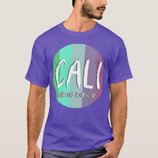 Camiseta Paraiso Retro de Surf de California Cali retro
