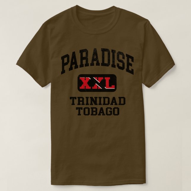 Camiseta Paraíso Trinidad y Tobago XXL Diseño atlético (Diseño del anverso)