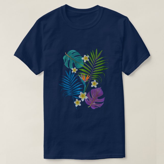 Camiseta Paraíso tropical (Diseño del anverso)