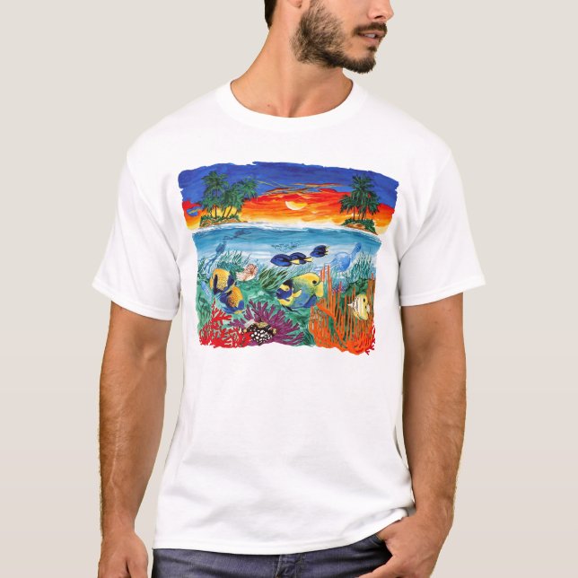 Camiseta Paraíso tropical (Anverso)