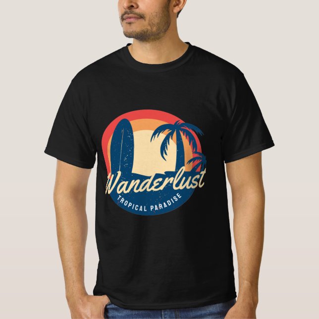 Camiseta Paraiso Tropical de Aventuras (Anverso)