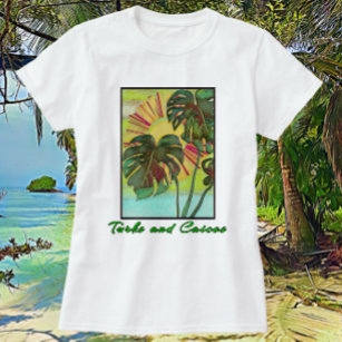 Camiseta Paraíso tropical de Turcas y Caicos