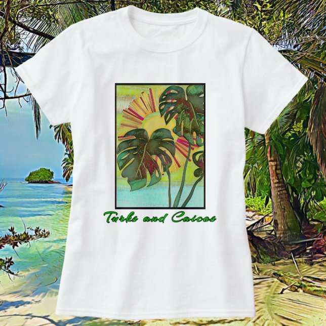 Camiseta Paraíso tropical de Turcas y Caicos (Subido por el creador)