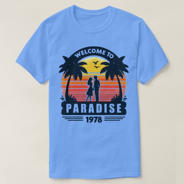 Camiseta Paraíso Vintage 1978 (Diseño del anverso)