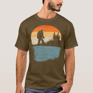 Camiseta Paraje de sol bigfoot retro vintage Sasquatch