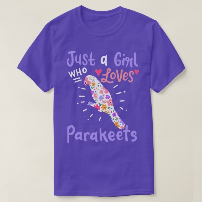 Camiseta Parakeet Budgie Bird Lover (Diseño del anverso)
