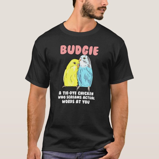 Camiseta Parakeet Budgie Bird Pareja I Budgie Bird Lover (Anverso)