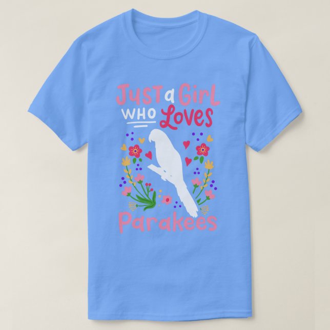 Camiseta Parakeet Budgie Birds Bird Lover (Diseño del anverso)