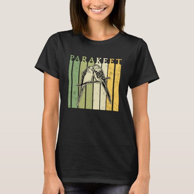 Camiseta Parakeet Lover Parakeets Budgerigar Mascota Budgie (Anverso)