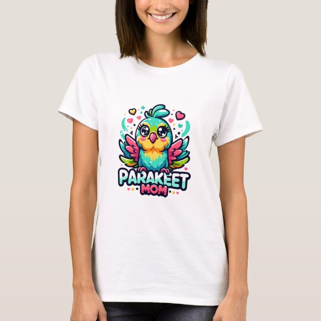 Camiseta Parakeet Mom (Anverso)